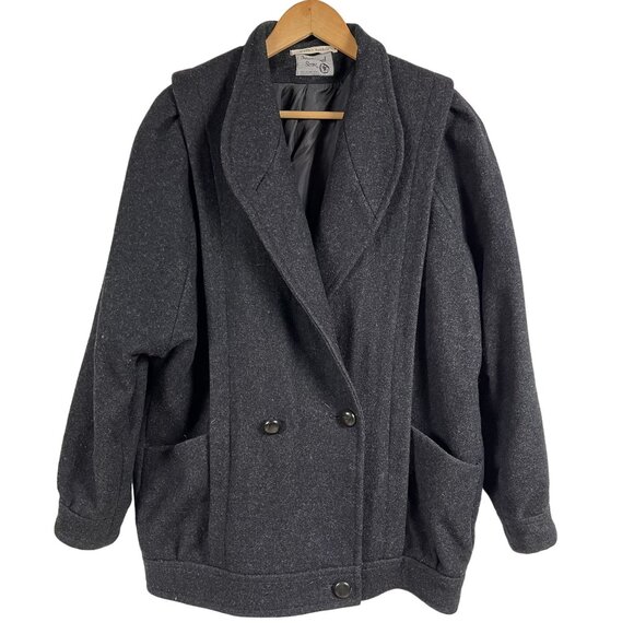 International Scene Jackets & Blazers - International Scene Peacoat Women’s 9 EU / 10 US 100% Wool Gray Double Breasted